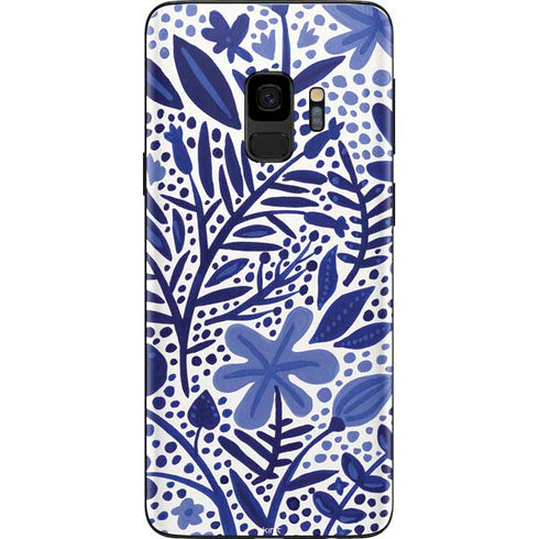 Cat Coq Blue Garden Galaxy S9 Skin